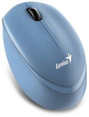 Genius NX-7009 Miška, brezžična, optična, 1200DPI, 3 gumbi, senzor Blue-Eye, USB, modra