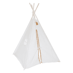 Ljubki dom Beli otroški teepee WAPI