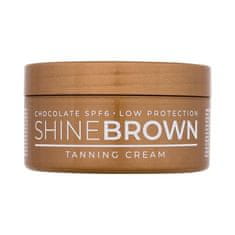 Byrokko Shine Brown Chocolate Tanning Cream SPF6 krema za sončenje za intenzivno porjavitev 200 ml