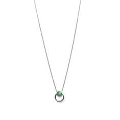 Oliver Weber Elegantna srebrna ogrlica Apricus 61290 GRE (verižica, obesek)