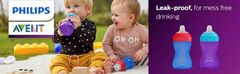 Philips Avent Grippy skodelica z mehkim izlivom 300 ml deček