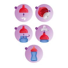 Philips Avent Grippy skodelica s trdim izlivom 300 ml deklica