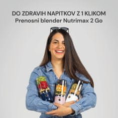 Rosmarino NutriMax 2 GO prenosni blender, bel