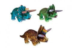 Teddies Dinozaver/Ceratopsian pliš 38x15cm 3 barve 24m+