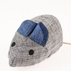 Duvo+ Eko igrača za mačke, miška - z mačjo meto 8,5x4,5x6cm