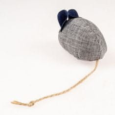 Duvo+ Eko igrača za mačke, miška - z mačjo meto 8,5x4,5x6cm