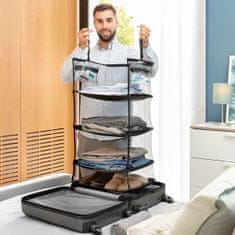InnovaGoods Zložljiva, prenosna regalna enota za organizacijo prtljage Sleekbag InnovaGoods 
