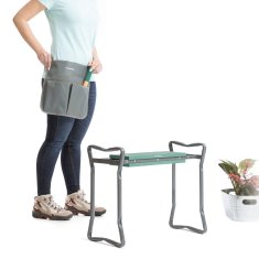 UNBRANDED 3-in-1 Folding Garden Seat with Bag for Tools Situl InnovaGoods 