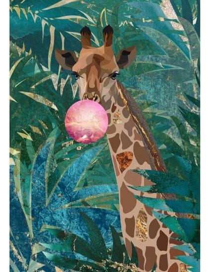 Pelcasa Bubblegum Giraffe In The Jungle - 50x70 cm