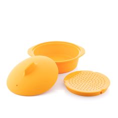 UNBRANDED Multifunction Silicone Steamer with Recipes Silicotte InnovaGoods 
