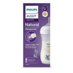 Philips Avent Avent Steklenička Natural Response 260 ml +1m koala