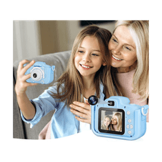 Verkgroup digitalni fotoaparat LCD za otroke SD roza + igrice