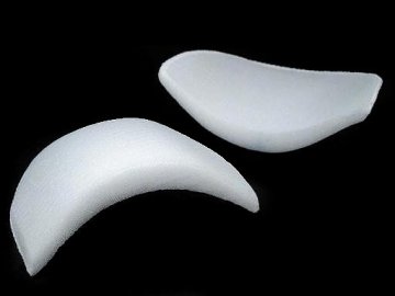 Blazinice debeline 14 mm - bele (100 parov)
