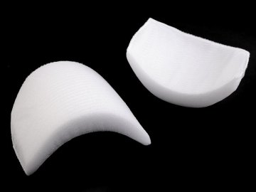 Blazinice debeline 20 mm, podložene - bele (100 parov)