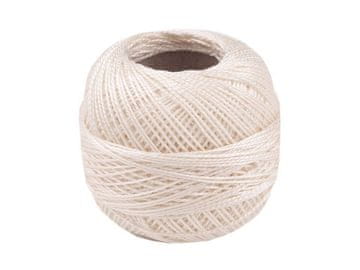 Preja za vezenje Perlovka Nit - bež in bela (10 kosov)