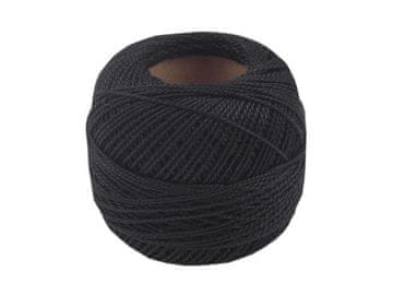Vezeninska preja Perlovka Nit - črna (10 kosov)