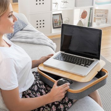 UNBRANDED Prenosna miza za prenosni računalnik s pladnjem za shranjevanje Larage InnovaGoods