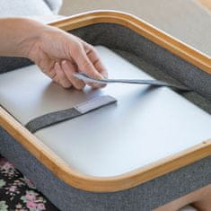 UNBRANDED Prenosna miza za prenosni računalnik s pladnjem za shranjevanje Larage InnovaGoods 