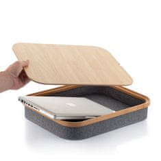 UNBRANDED Prenosna miza za prenosni računalnik s pladnjem za shranjevanje Larage InnovaGoods 