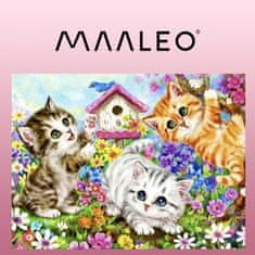 Maaleo Slikanje po številkah 40x50cm- mačke Maaleo 22781