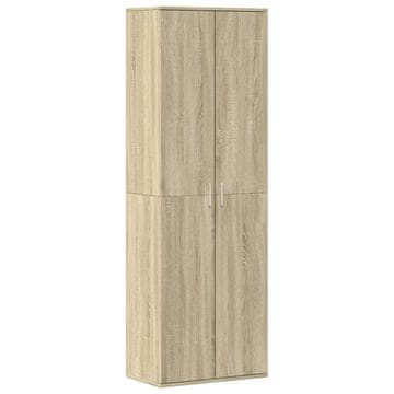 Vidaxl Visoka omarica sonoma hrast 60x35x180 cm inženirski les