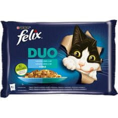 Felix cat kapsule Fantastic DUO Multipack izbor rib 4 x 85 g