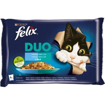 Felix cat kapsule Fantastic DUO Multipack izbor rib 4 x 85 g