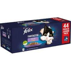 Kapsule za mačke .-Fant.Multipack izbor mesa v želeju 44 x 85 g