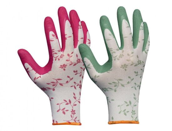 GEBOL Delovne rokavice FLOWER DUO velikosti 8, 2 para