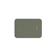 Hama Colour 10, powerbank 10000 mAh, 3 A, izhod: USB-C, USB-A, zelena