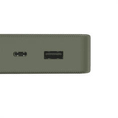 Hama Colour 20, powerbank 20000 mAh, 3 A, izhod: USB-C, USB-A, zelena