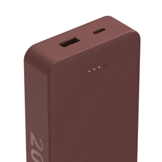 Hama Colour 20, powerbank 20000 mAh, 3 A, izhod: USB-C, USB-A, rdeča