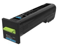 Lexmark CX825, CX860, cian, izjemno visoko donosna kartuša s tonerjem za povratni program - 22 000 strani
