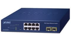 Planet GS-2210-8T2S WEBsmart stikalo L2, 8x1Gb, 2x1Gb SFP, QoS