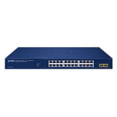 Planet GS-2210-24T2S WEBsmart stikalo L2, 24x1Gb, 2x1Gb SFP, QoS