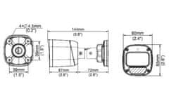 Uniarch by Uniview KIT Bullet / sistem kamer / 2x IPC-B122-APF28/ 1x NVR-108E2-P8