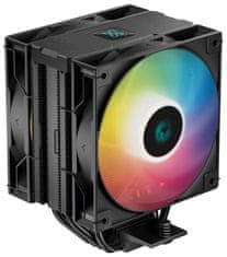 DEEPCOOL hladilnik AG400 DIGITAL PLUS širši / 120mm ventilator ARGB / 4x toplotne cevi / PWM / za Intel in AMD / črn