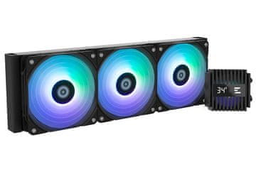 Zalman Zalmanov vodni hladilnik ALPHA2 A36 Black / 3 x 120 mm / PWM / ARGB / black