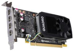 PNY Quadro P1000 V2 DP / 4GB GDDR5 / PCI-E / 4x miniDP 1.4 / priložen nizkoprofilni nosilec