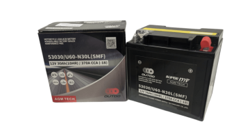 Outdo 53030 svinčen akumulator za kosilnice 53030 • 12V 30Ah • DDXŠXV: 178 x 123 x 166