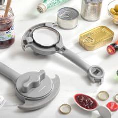InnovaGoods Večnamenski nastavljiv odpirač pokrovov za kozarce, pločevinke in steklenice Tapof InnovaGoods 