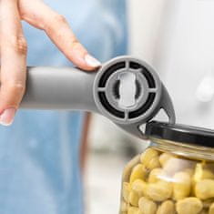 InnovaGoods Večnamenski nastavljiv odpirač pokrovov za kozarce, pločevinke in steklenice Tapof InnovaGoods 