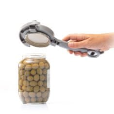 InnovaGoods Večnamenski nastavljiv odpirač pokrovov za kozarce, pločevinke in steklenice Tapof InnovaGoods 