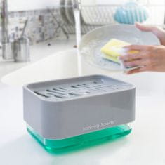 UNBRANDED 2-in-1 Soap Dispenser for the Kitchen Sink Pushoap InnovaGoods 