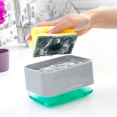 UNBRANDED 2-in-1 Soap Dispenser for the Kitchen Sink Pushoap InnovaGoods 