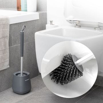 UNBRANDED Rubber toilet brush Kleanu InnovaGoods