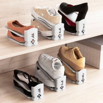 UNBRANDED Adjustable Shoe Organiser Sholzzer InnovaGoods 6 Units