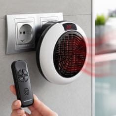 UNBRANDED Ceramic Plug Heater with Remote Control InnovaGoods 