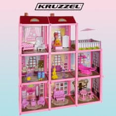 Kruzzel Hiša za punčke Kruzzel 65 cm 