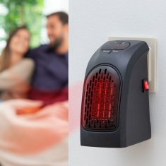 UNBRANDED Plug-in Ceramic Heater Heatpod InnovaGoods 400W 